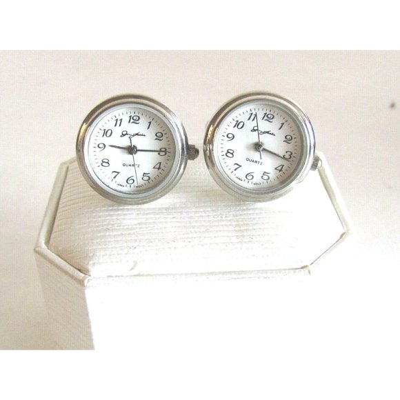 Designer Other - Men's Cufflink's Vintage Designer Crislu Real Sterling Silver Watch Cuff Links